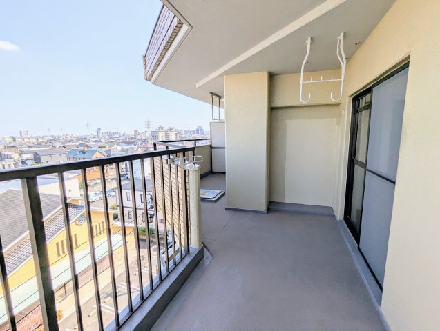 エスポア一社二のバルコニー