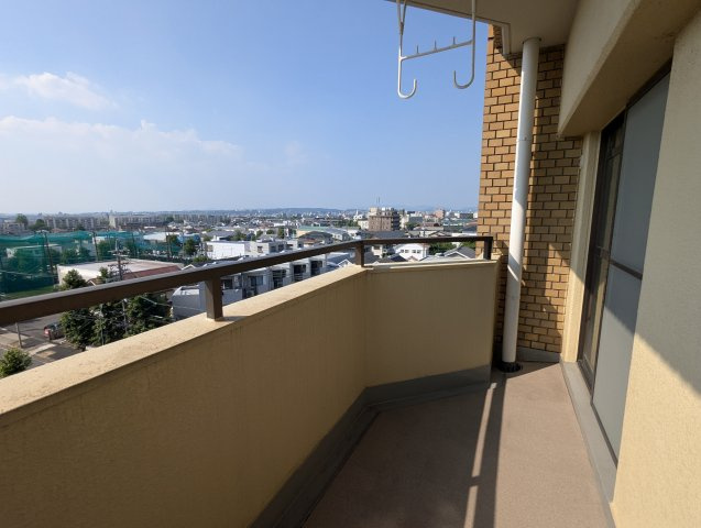 エスポア一社二のバルコニー