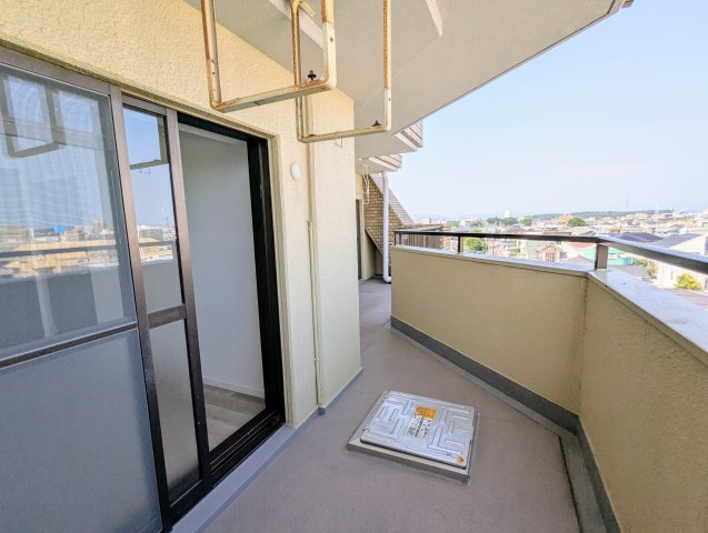 エスポア一社二のバルコニー