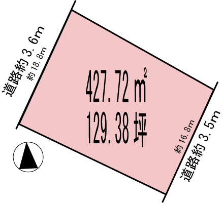岐阜県各務原市川島小網町の土地図