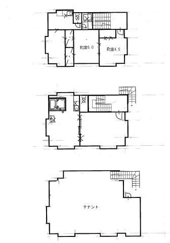 北双葉町　売ビルの間取り
