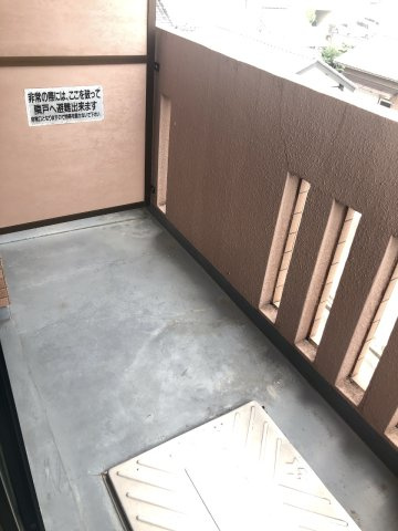 幸マンションのバルコニー