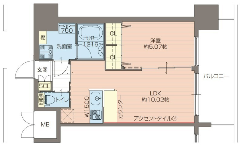 プレジオ都島ASIANの間取り