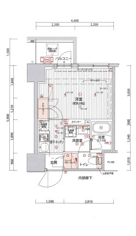 プレシャスハーモニー八王子の間取り