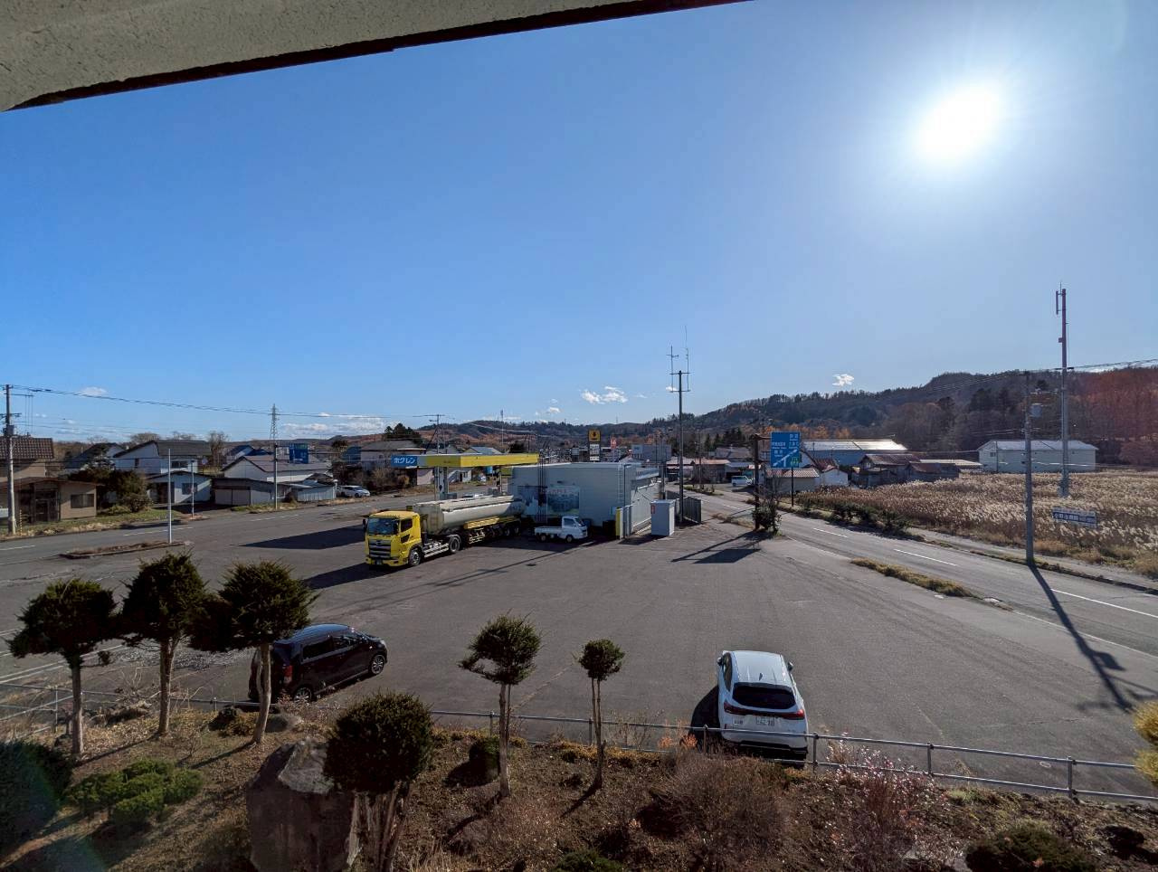 釧路市阿寒町仲町２丁目　中古住宅のバルコニー