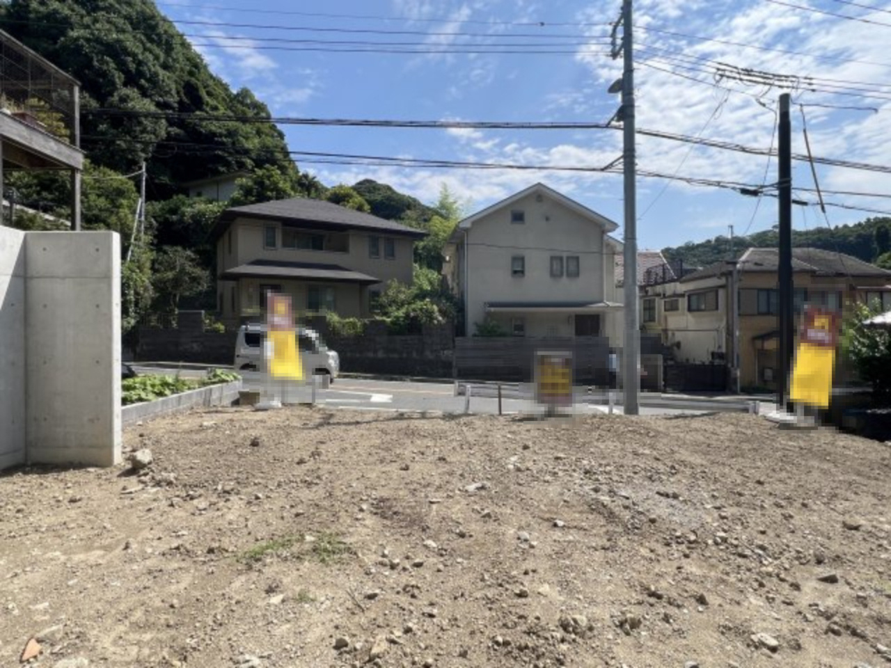 建築条件なし！鎌倉駅まで徒歩15分の整形地の外観