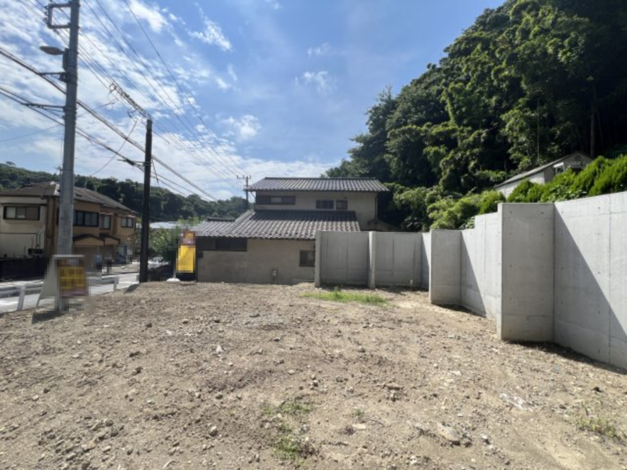 建築条件なし！鎌倉駅まで徒歩15分の整形地の外観