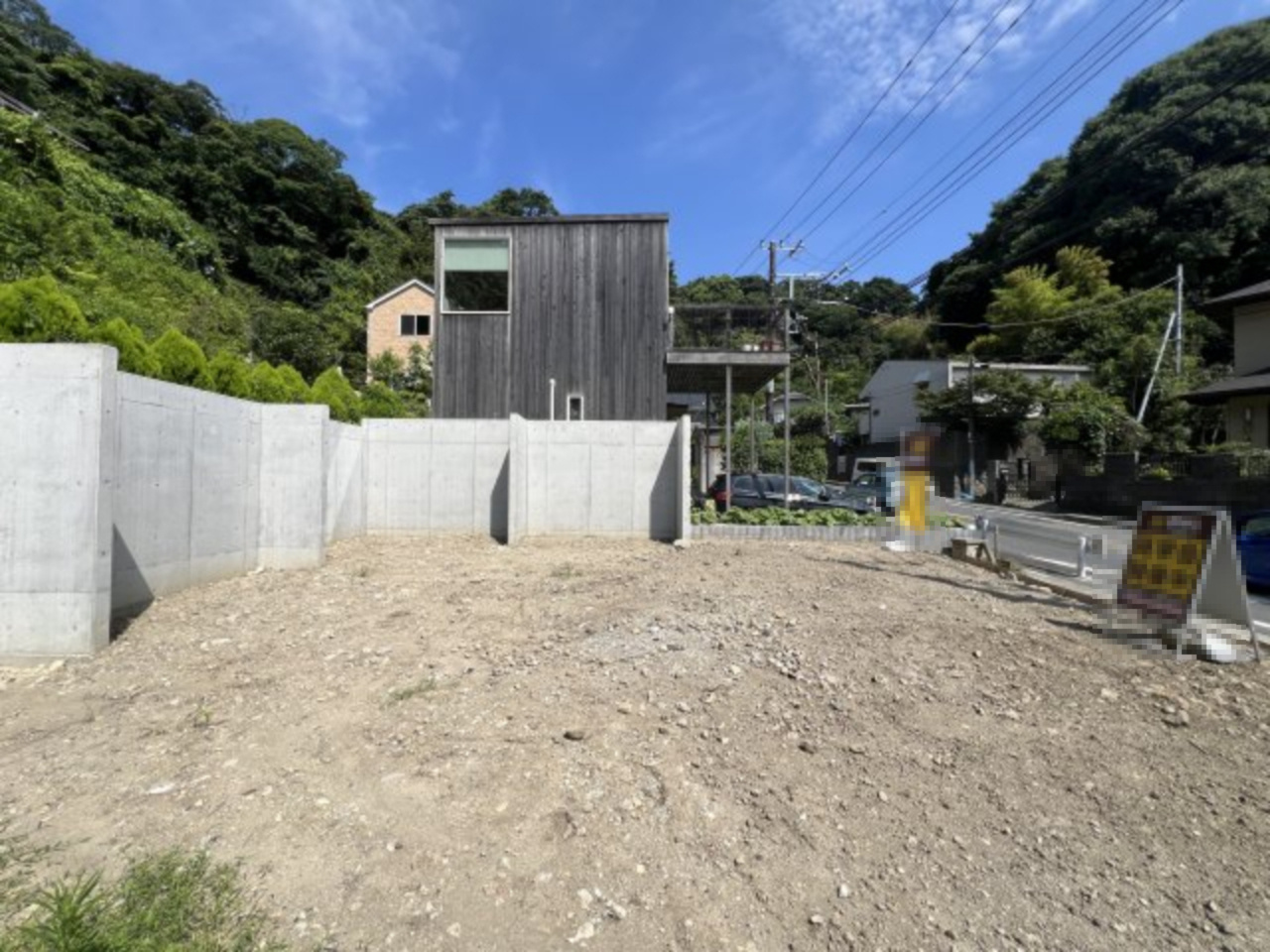 建築条件なし！鎌倉駅まで徒歩15分の整形地の外観