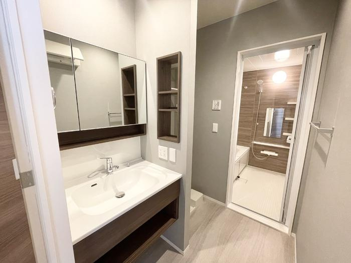 D-ROOM飯田町の洗面所