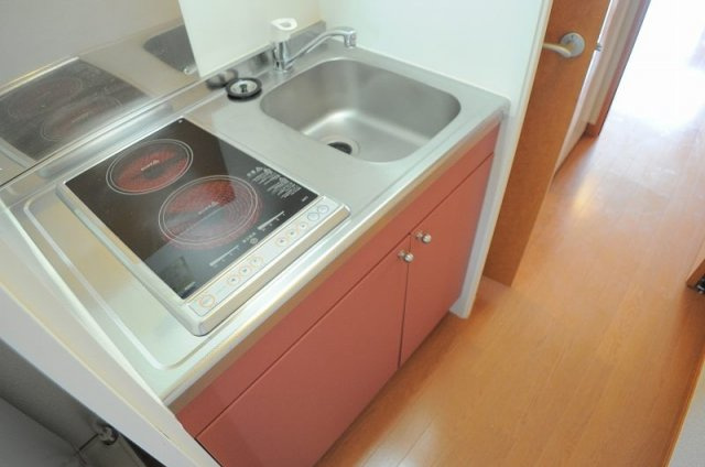 神戸市兵庫区会下山町１丁目のアパートの寝室|人気の2口コンロ電熱タイプ