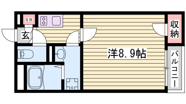 クレイノ修の間取り