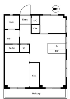 【間取り】 | 第五コーポサンキョー