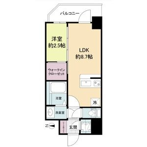 セレニテ新大阪グランデ　ミリューの間取り