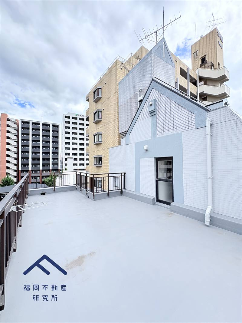 朝日プラザ博多Ⅱのバルコニー