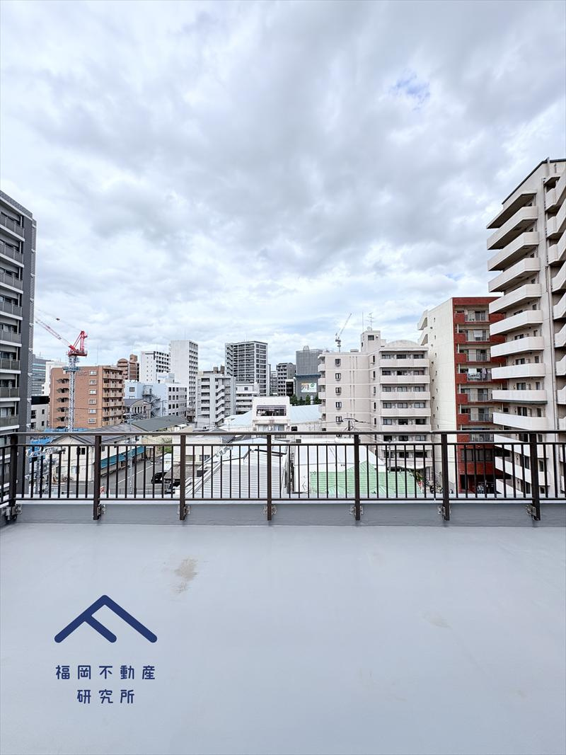 朝日プラザ博多Ⅱのバルコニー