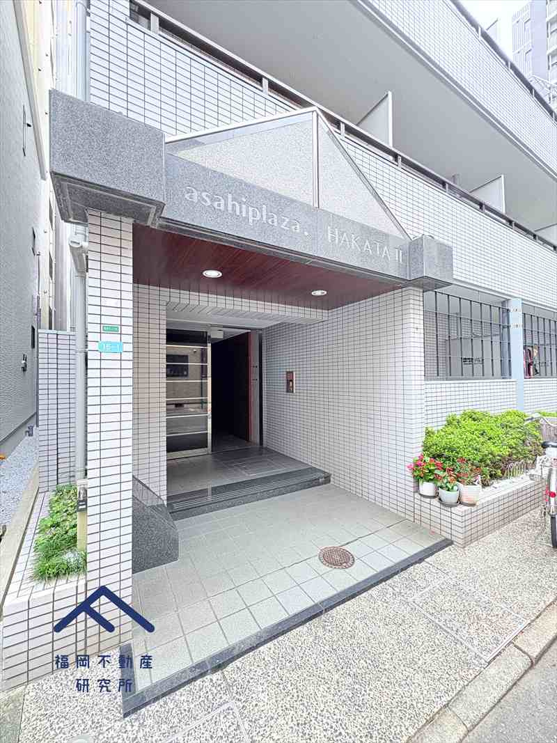 朝日プラザ博多Ⅱのエントランス