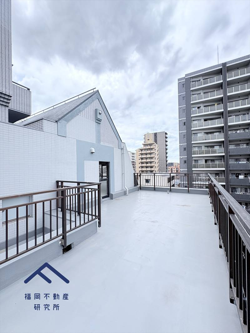 朝日プラザ博多Ⅱのバルコニー