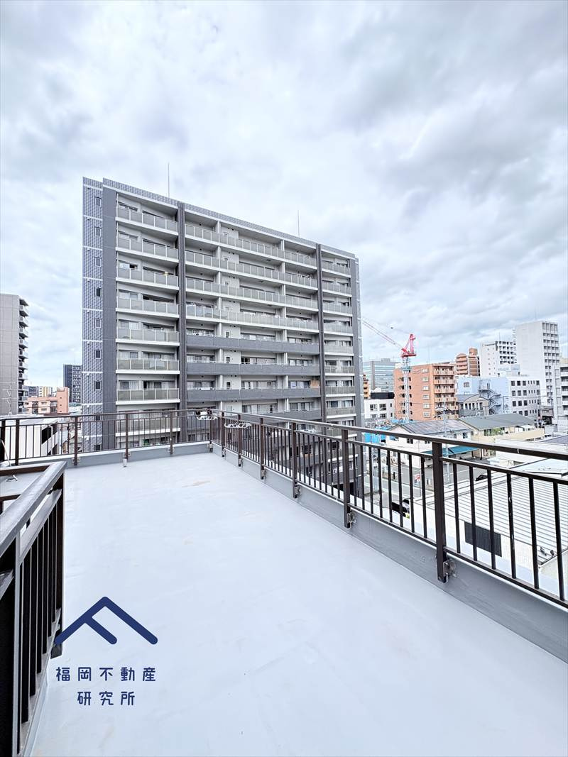 朝日プラザ博多Ⅱのバルコニー