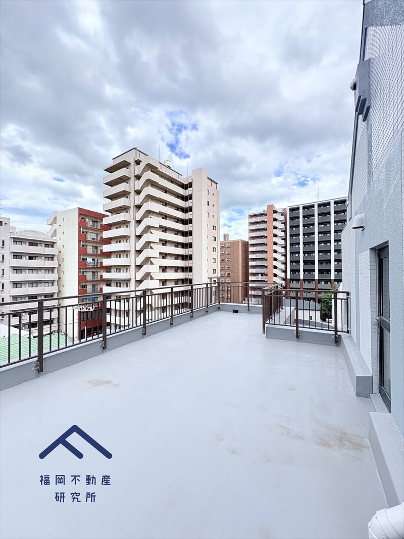 朝日プラザ博多Ⅱのバルコニー