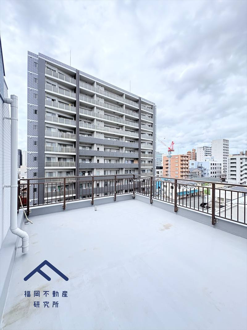 朝日プラザ博多Ⅱのバルコニー