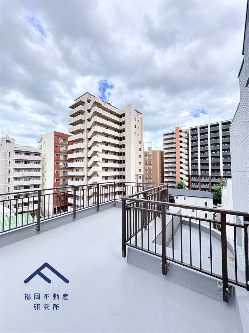 朝日プラザ博多Ⅱのバルコニー