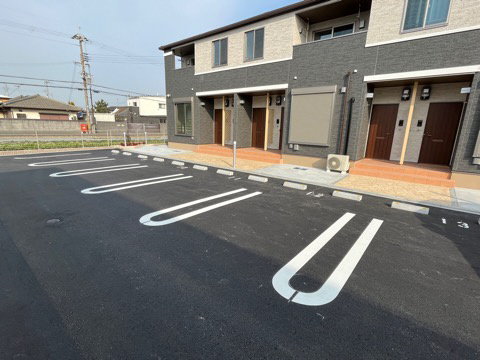 加古川市尾上町池田のアパートの駐車場