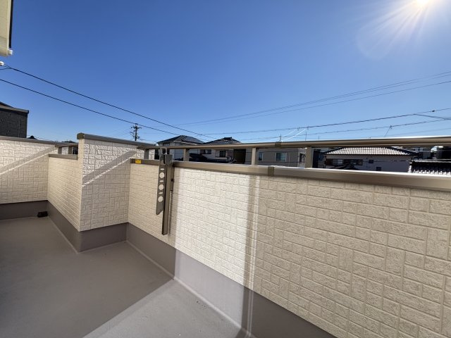 ハートフルタウン天白区海老山2期｜名古屋市の戸建ならホームアップのバルコニー