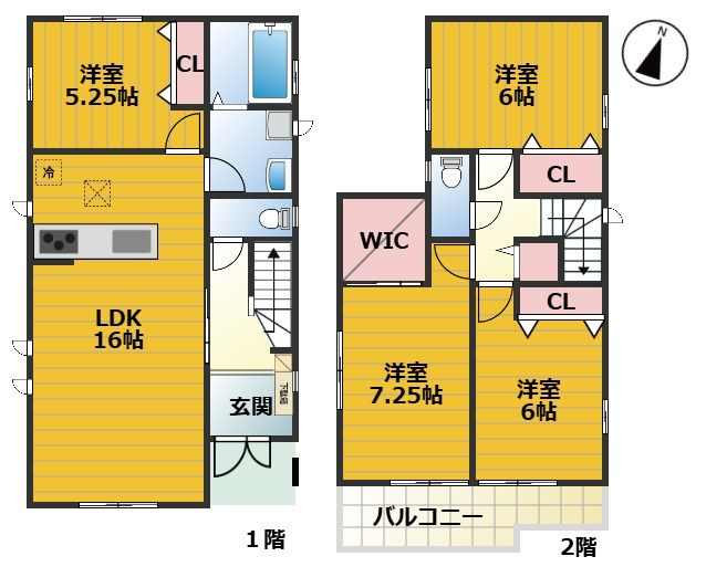 ハートフルタウン天白区海老山2期｜名古屋市の戸建ならホームアップの間取り
