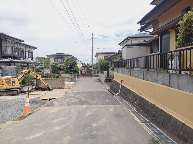 日立市森山町　3期の外観|前面道路