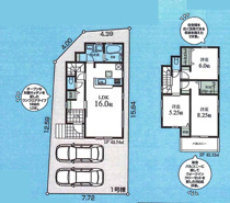 リーブルガーデン　あきる野市草花　新築　全3棟　1号棟の画像