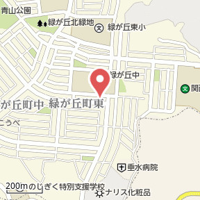 三木市緑が丘町東3丁目　中古の地図