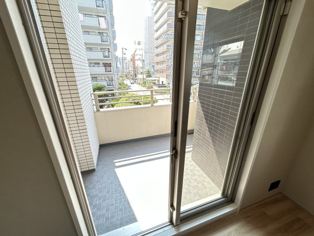 リベール明石相生町のバルコニー