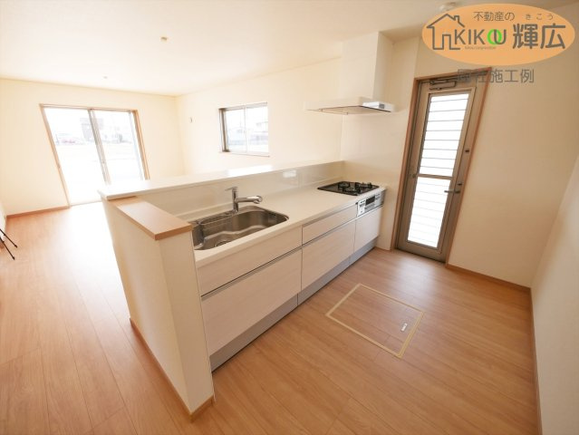 【キッチン】 | 高砂市第2米田町塩市（全1棟）　新築 | 同社施工例です。