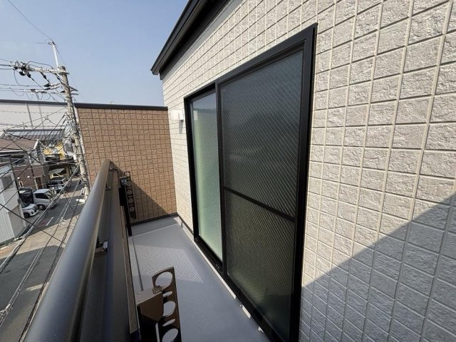 豊里町　新築一戸建てのバルコニー|■物件内覧・資金計画相談・住宅ローン相談、リフォーム相談、お問合せ受付中■
※当日・翌日のご内覧、ご相談はお電話でのお問合せがスムーズです！