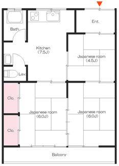 【間取り】 | 第一富澤ハイツ