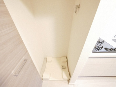 【設備】 | S-RESIDENCE三国WEST | 洗濯機置き場です