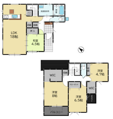 【間取り】 | 福岡市城南区友丘4丁目1期　1号棟（全3棟）【仲介手数料無料・0円】 | 平日、土日祝日もお好きな日時にご見学可能です。お気軽にお問合せ下さい。