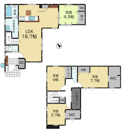 【間取り】 | 福岡市城南区友丘4丁目1期　2号棟（全3棟）【仲介手数料無料・0円】 | 平日、土日祝日もお好きな日時にご見学可能です。お気軽にお問合せ下さい。