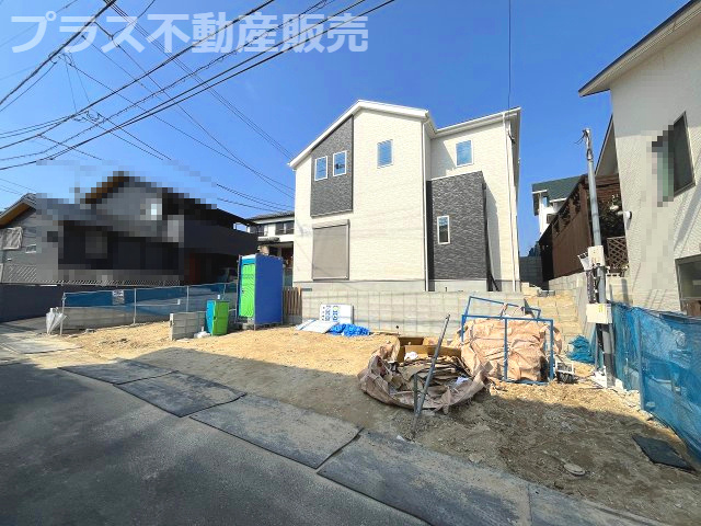 【外観】 | 福岡市城南区友丘4丁目1期　3号棟（全3棟）【仲介手数料無料・0円】 | 建築中の物件は、お近くのモデルハウスも一緒にご覧頂けます。