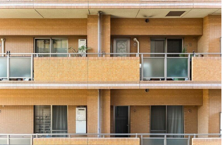 リビオ人形町日本橋浜町グリーンテラスのバルコニー