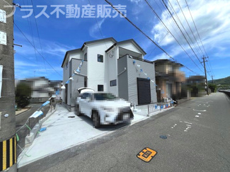 【外観】 | 完成しました。物件内部もご見学頂けます。プラス不動産販売にお任せ下さい。