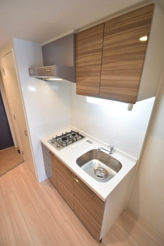 大阪市都島区東野田町１丁目の賃貸マンションのキッチン