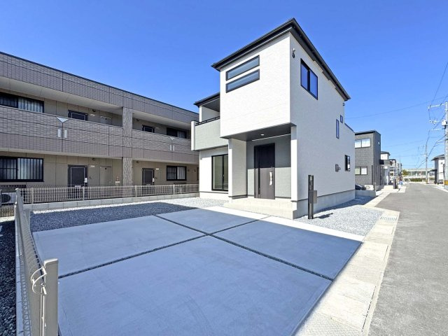 耐震+高性能＋高デザインをローコストで！：上東 2号棟（庄小とほ7分）