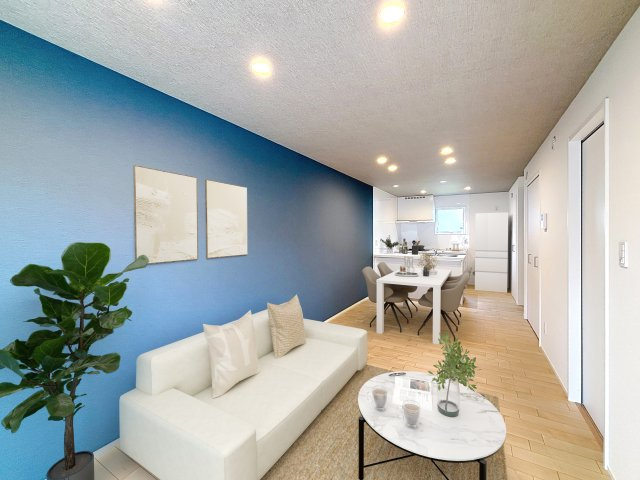 ストーンヒルズ南栄町（メゾネット）の居間・リビング