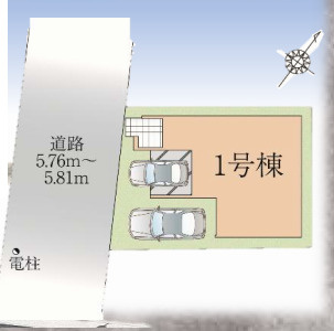 【区画図】 | 春日市千歳町2丁目2期　1号棟（全1棟）【仲介手数料無料・0円】 | 区画図です。