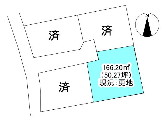 庄内町6丁目　売土地の土地図