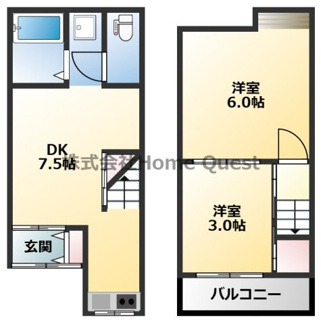 【間取り】 | ペディハウス中小阪