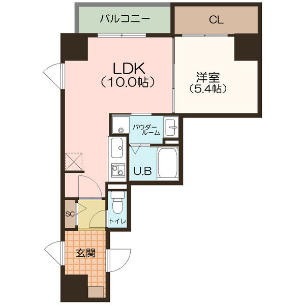 ミリオレビータ金山の間取り