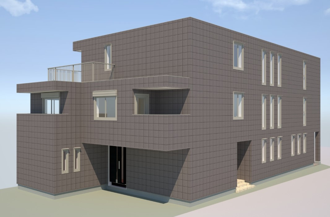 COCORO12321の外観パース