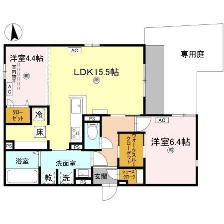 クラシスト千里丘上の間取り
